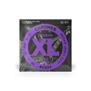 D'Addario ECG24 Chromes Jazz Light