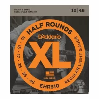 D'Addario EHR310 Half Rounds Regular Light