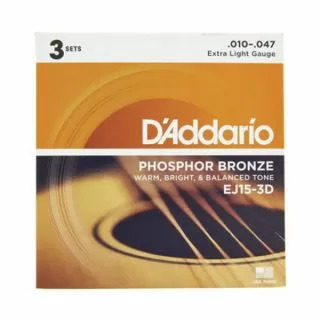 D'Addario EJ15 Extra Light 10-47