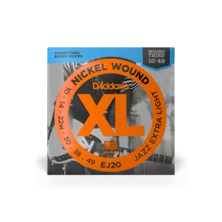D'Addario EJ22 Nickel Wound, Jazz Medium, 13-56