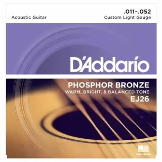 D'Addario EJ26 Custom Light 11-52