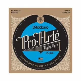 EJ46 Pro-Arte Nylon, Hard Tension Classical Strings