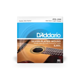 EJ83L Gypsy Jazz Light Acoustic Guitar Strings 10-44