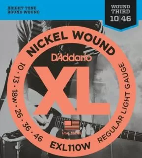 D'addario  EXL110W Regular/Wound Third (10-46)
