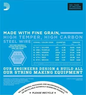 D'Addario EXL115 Blues/Jazz Rock