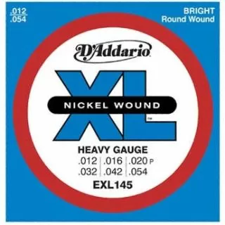 Daddario EXL145 Heavy Plain 3rd 12-54