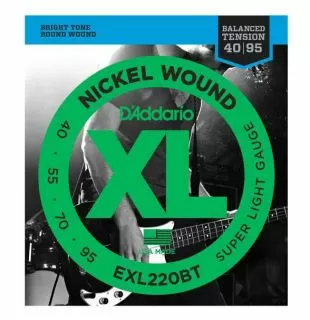 D'Addario EXL220BT Balanced Tension Bass Super Light (40-95)