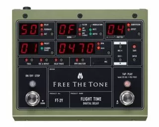 Free The Tone FT-2Y Flight Time Digital Delay Pedal