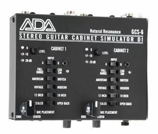 ADA GCS-6 Stereo Guitar Cabinet Simulator