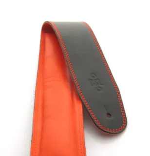 2.5" Padded Garment Black/Orange (GEG25-15-5)
