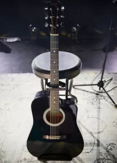 Musician Seat with Guitar Stand (GFGSEAT1)
