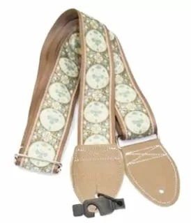 Guitar Strap - Taupe Medallion