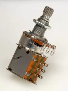 GuitarTech Push/Pull Tone Potentiometer 250k 18mm Shaft GT936