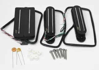 Joe Barden S-Deluxe HSS Set Pickups (Black)