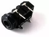 Mono input Jack, PC board terminals, switched BJ103