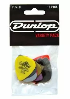 Dunlop PVP101 Plectrum Variety Players 12 Pack - Medium / Light