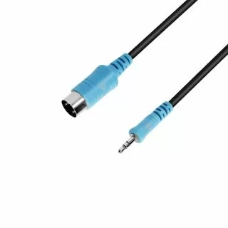 TRS MIDI Cable | Adam Hall® Minijack x MIDI 5-pole | 3 m