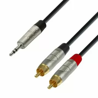 2 x RCA x Minijack TRS - 1.5m -  YWCC 0150 Y-Cable - Rean®