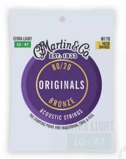 Martin M170 - Bronze Acoustic Strings (Extra Light)