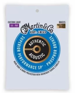 MA535 Phosphor Bronze, Custom Light,  11-52