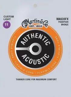 MA535FX, Flexible Core, Phosphor Bronze, Custom Light Strings, 11-52