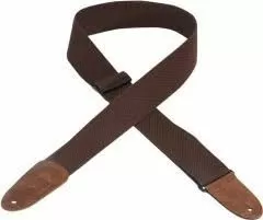 Levys MC8-BRN 2 Inch Cotton Guitar Strap (Brown)