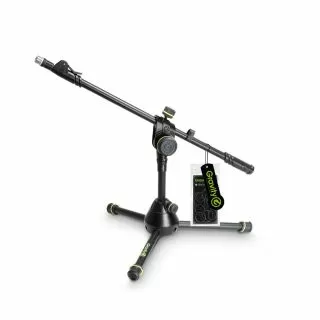  MS3122HDB - Short Heavy-Duty Microphone Stand, Tripod Base