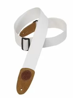 Levy's Cotton Guitar Strap (White) MSSC8-WHT