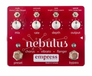 Empress Effects Nebulus Chorus, Vibrato and Flanger
