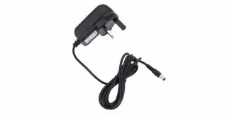 Rockpower NT 10 - Power Supply Adapter, 12V DC, 1.000 mA, (+) center, UK plug 