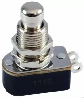 SPST, Momentary, Solder Lugs, Soft Switch