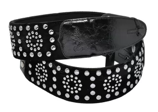 Legend Thunderstruck Black Guitar Strap, Inspired by Paul Stanley