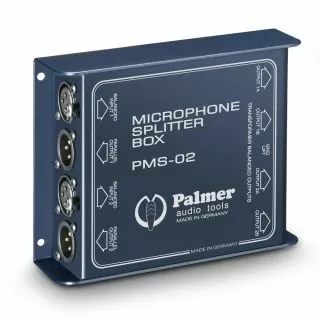 Palmer Pro PMS 02 - Dual Channel Microphone Splitter