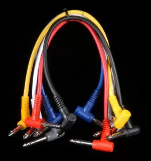 Audio Spares Stereo 1/4" Patch Lead (PT-102L-1FT)