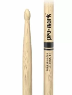 Classic Attack 5A Shira Kashi Oak Drumstick, Oval Wood Tip (PW5AW)