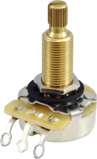 250k Linear, Knurled Shaft, 3/4" Bushing - Long Shaft