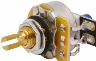 Potentiometer - Audio, Variable Treble Bleed, 3/4"