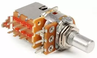 1M, Audio, 7mm Bushing, DPDT Switch