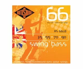 rotosound RS66LB Swing Bass Roundwound Strings Stainless Steel (35-90)