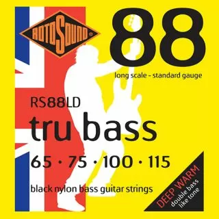 Tru Bass 88 (Black Nylon Flatwound) - Long Scale