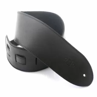 DSL Strap Leather, Leather Backing 2.5 inch Black / Blue