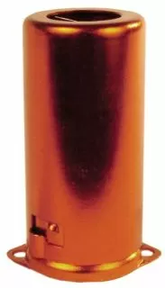 Tube shield - for 9-pin miniature, aluminum (Red)