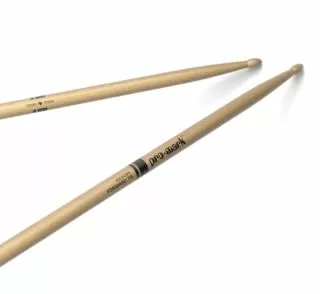 Classic Attack 7A Shira Kashi Oak Drumstick, Oval Wood Tip (PW7AW)