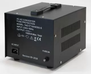 Stepdown transformer with enclosure 1000VA